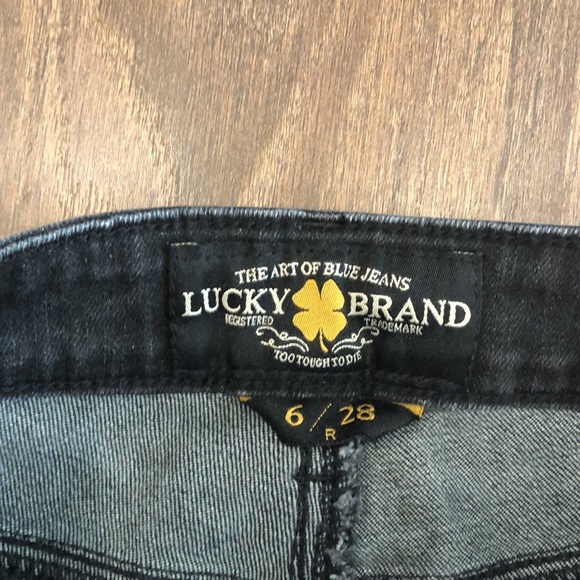 Lucky Brand Lolita Skinny Black Jeans Size 6/28 - Picture 5 of 9